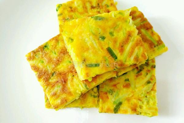 西葫芦鸡蛋饼的做法图解7