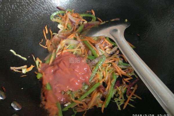 炝炒意大利面的做法图解12