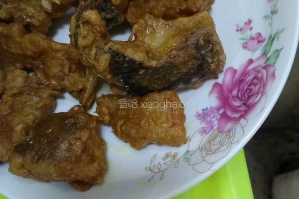 爆鱼块的做法图解4