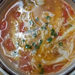 番茄金针菇牛腩汤的做法[图]