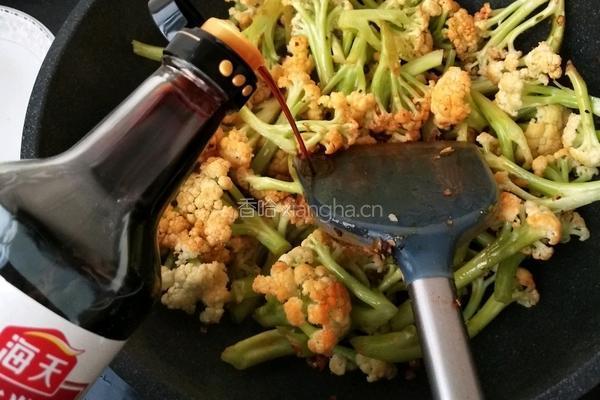 干锅菜花的做法图解5