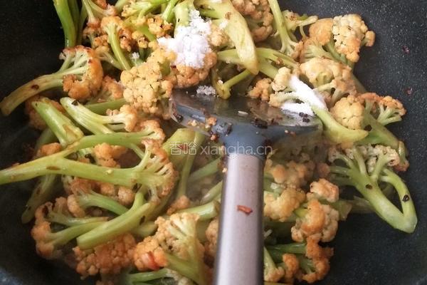 干锅菜花的做法图解6