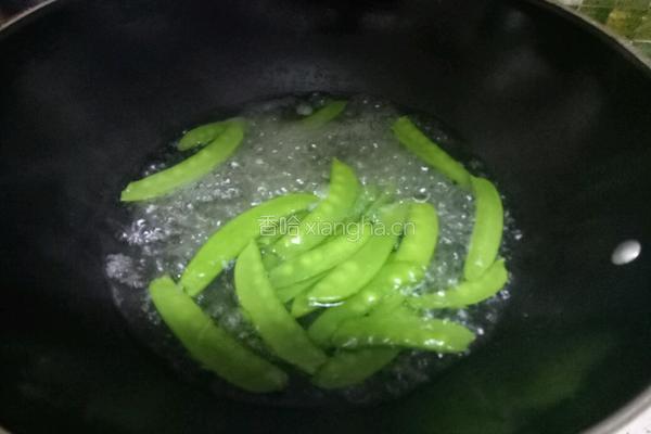 雷笋肉片炒荷兰豆的做法图解4