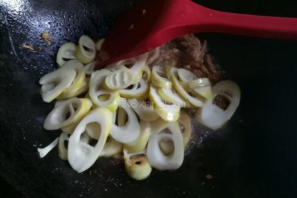 雷笋肉片炒荷兰豆的做法图解11