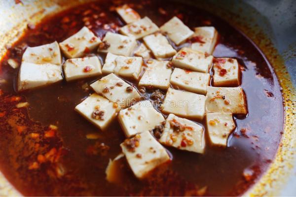 麻婆豆腐的做法图解9