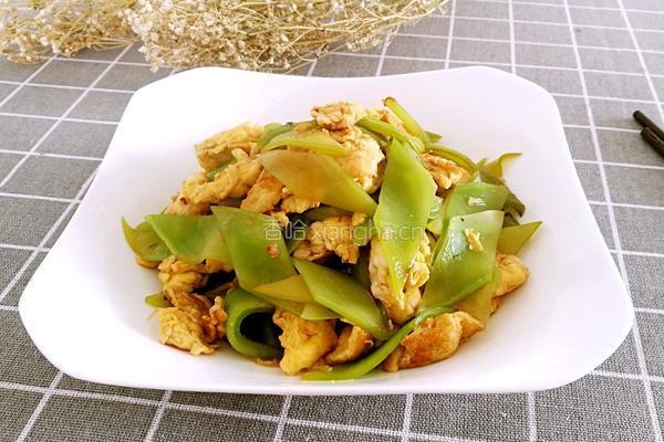 莴苣炒鸡蛋的做法图解8