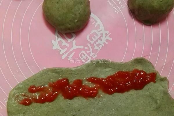 草莓馅•芝麻面包的做法图解10