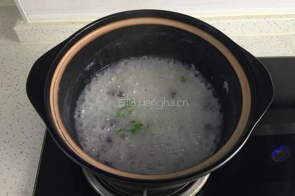 海参粥的做法图解8
