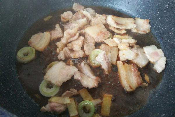 蒜苔炒肉的做法图解5
