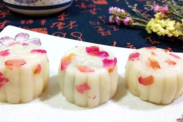 玫瑰花冰皮月饼的做法图解16