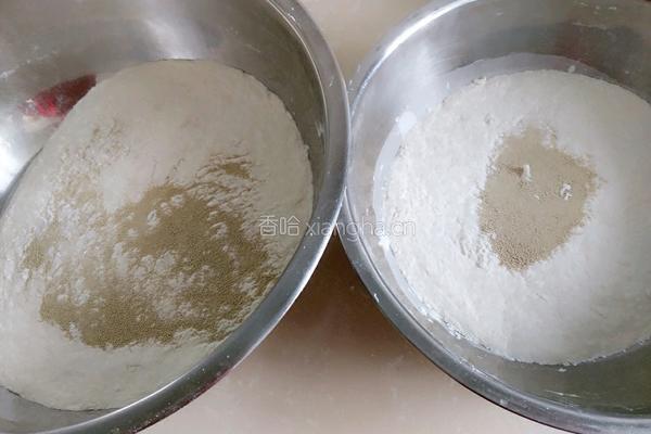 爱心巧克力花卷的做法图解3