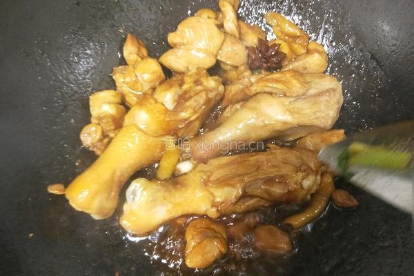 鸡腿粉条炖蘑菇的做法图解7