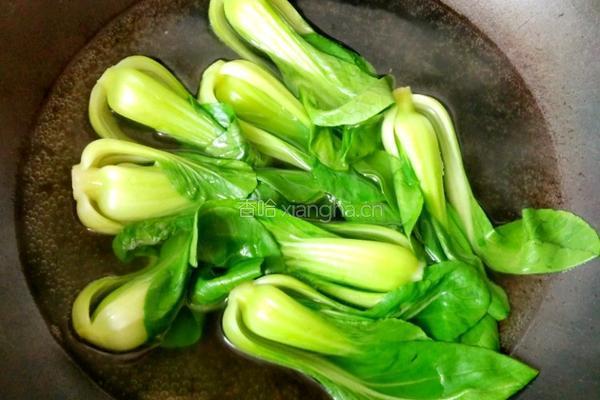 香菇油菜的做法图解2