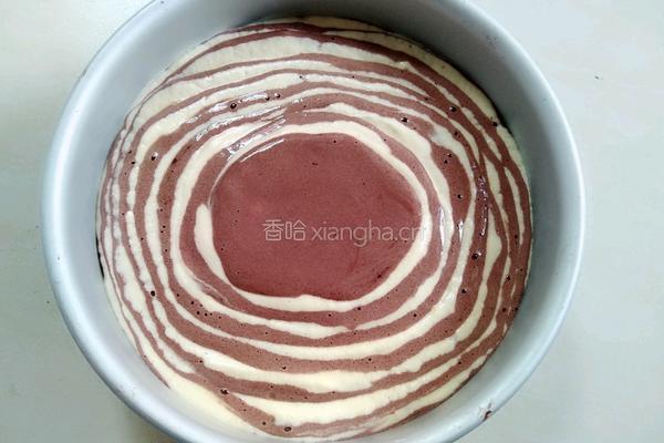 斑纹戚风蛋糕的做法图解13