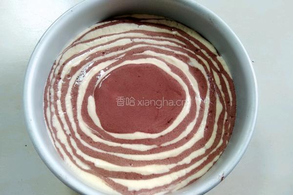 斑纹戚风蛋糕的做法图解14