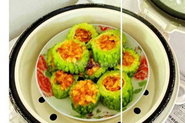 酿苦瓜的做法图解6