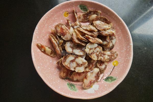 春笋炒腊肠的做法图解3