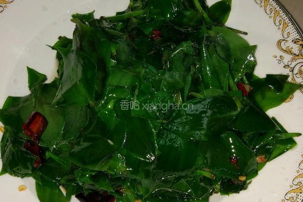 竹叶菜的做法图解7
