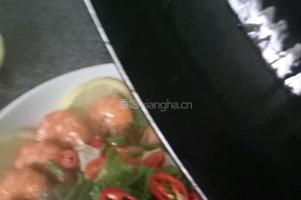腊味柠檬虾的做法图解9