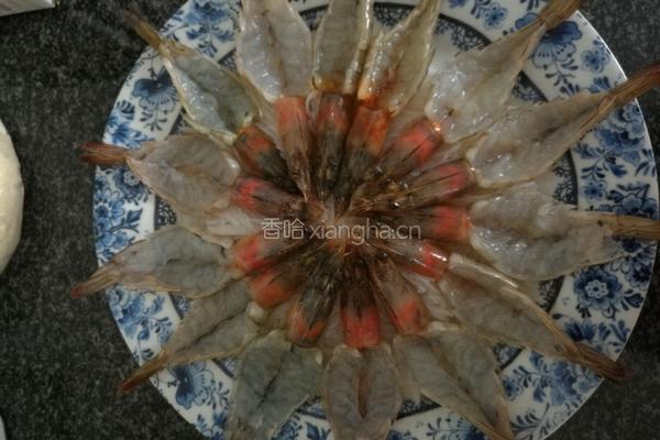蒜蓉蒸虾的做法图解8