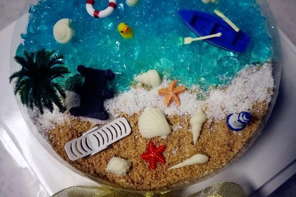 海洋酸奶慕斯蛋糕的做法图解25
