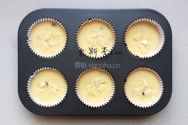 香草蔓越莓玛芬(传统法)的做法图解12
