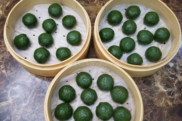 艾草青团（豆沙馅）的做法图解10