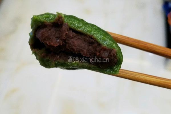 艾草青团（豆沙馅）的做法图解11