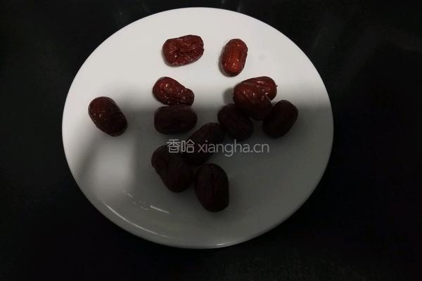 黑糯米红枣粥的做法图解4