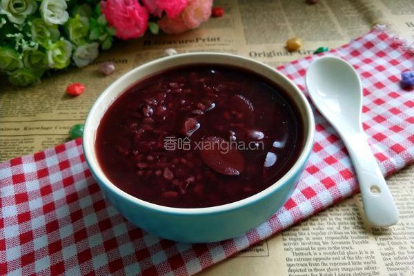 黑糯米红枣粥的做法图解9