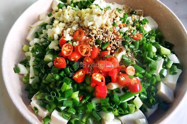 小葱拌豆腐的做法图解6