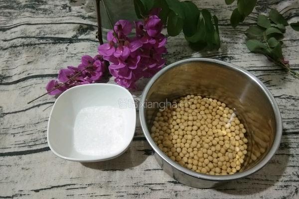 鲜豆浆的做法图解1