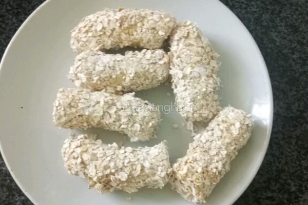 炸燕麦香蕉的做法图解6