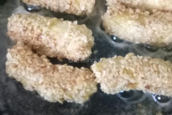 炸燕麦香蕉的做法图解8