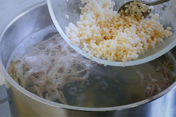 皮蛋生菜瘦肉粥的做法图解10