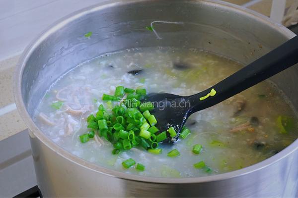 皮蛋生菜瘦肉粥的做法图解17