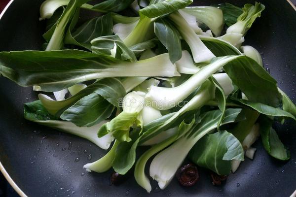 油渣香菇青菜的做法图解10