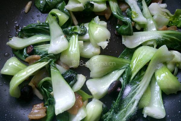 油渣香菇青菜的做法图解12