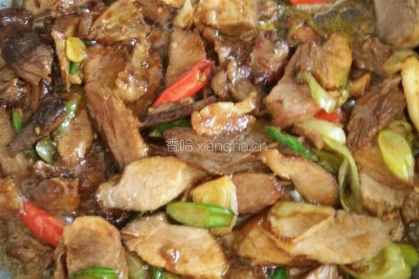 黄油焖肉片的做法图解8