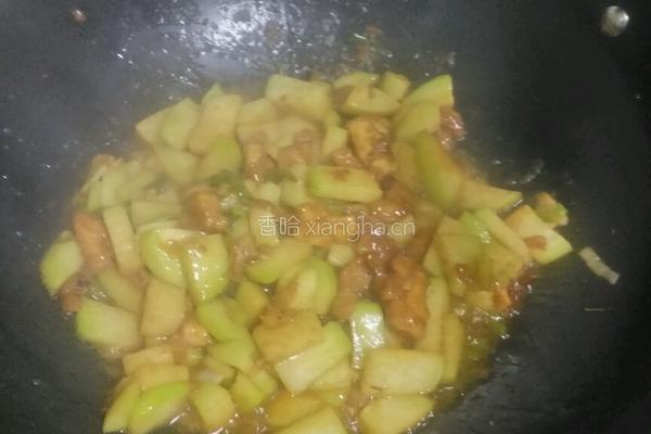 辣萝卜炒肉的做法图解8