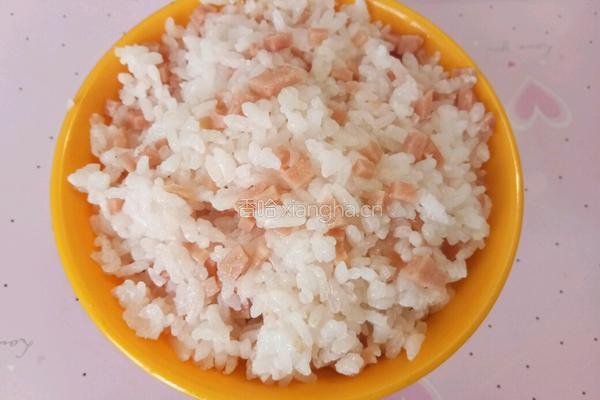 火腿饭的做法图解4