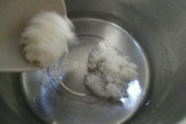 桃花米汤的做法图解2
