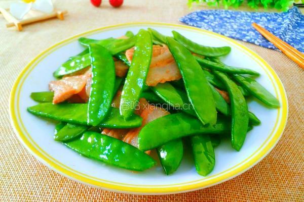 五花肉炒荷兰豆的做法图解10