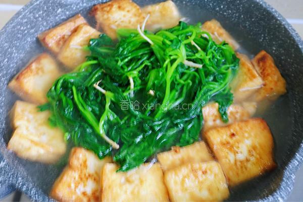菠菜豆腐粉丝汤的做法图解9