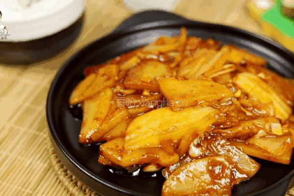 韩式辣白菜炒土豆片的做法图解11