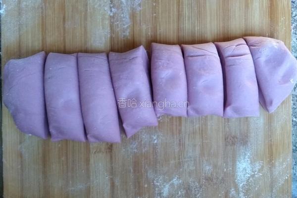 紫薯爱心馒头的做法图解19