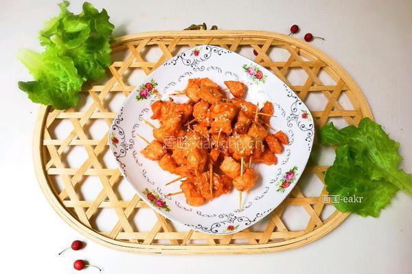 白芝麻牙签肉的做法图解15