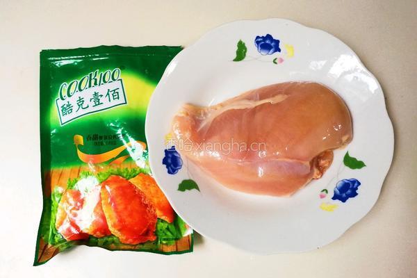 香煎白芝麻鸡脯肉的做法图解1