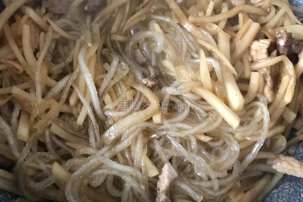 萝卜丝炒粉条的做法图解10