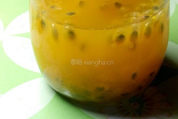 百香果汁的做法图解1